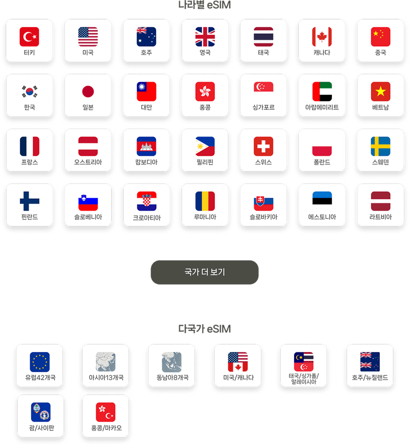 국가 선택